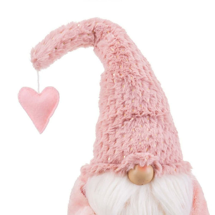 Ornament de Crăciun Roz Polirășină Nisip Polyfoam Țesătură 21 x 21 x 49 cm