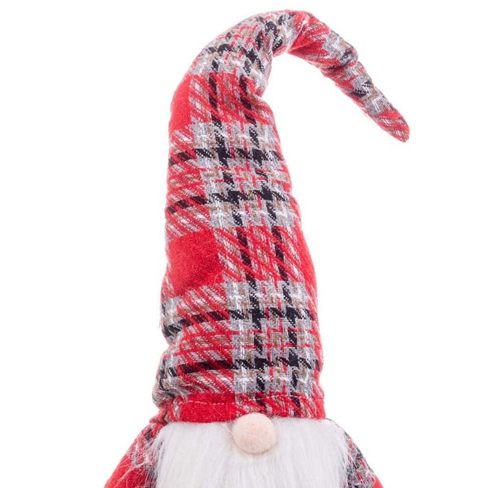 Ornament de Crăciun Roșu Multicolor Nisip Țesătură 48 cm