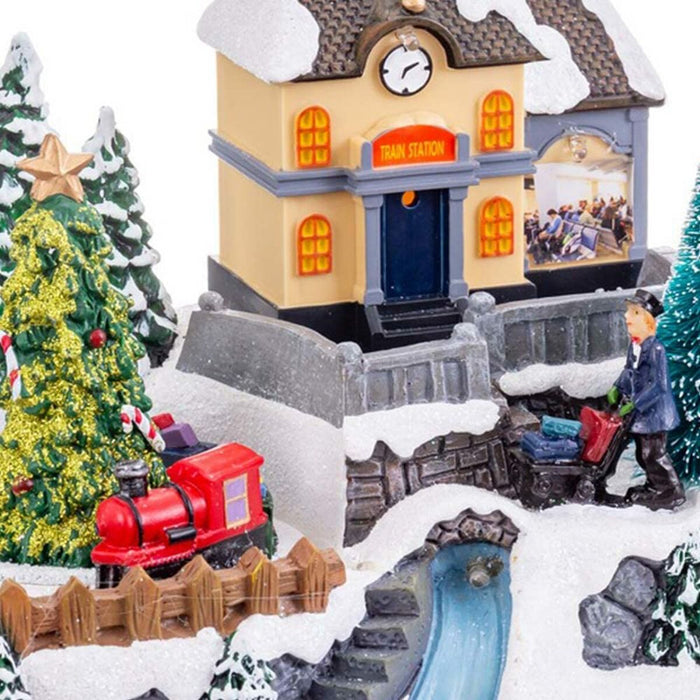 Ornament de Crăciun Multicolor Polirășină 20,5 x 15 x 16,3 cm