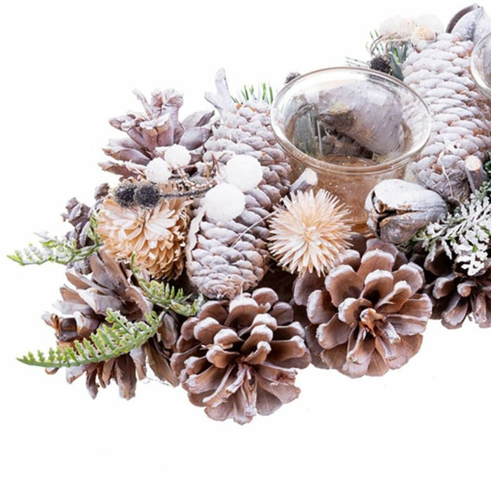 Suport de lumânări de Crăciun Multicolor Plastic Foam 31 x 14 x 8 cm