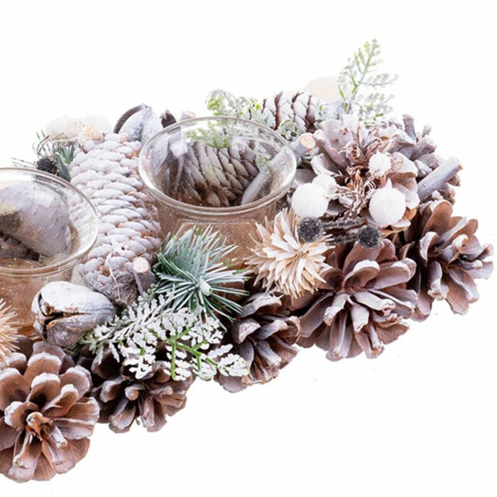 Suport de lumânări de Crăciun Multicolor Plastic Foam 31 x 14 x 8 cm