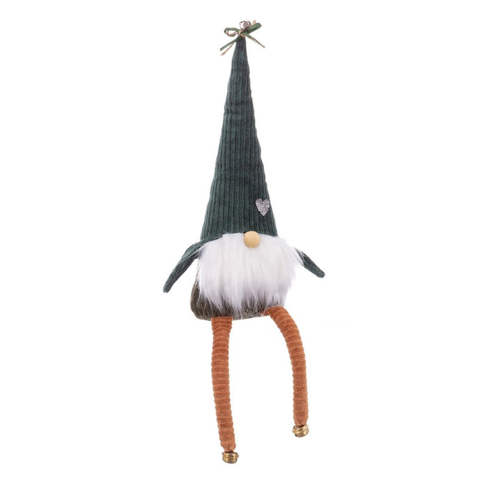 Ornament de Crăciun Verde Multicolor Nisip Țesătură Moș Crăciun 14 x 7,5 x 51 cm