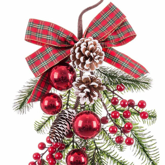 Ornament de Crăciun Roșu Multicolor Plastic Ananași 50 cm