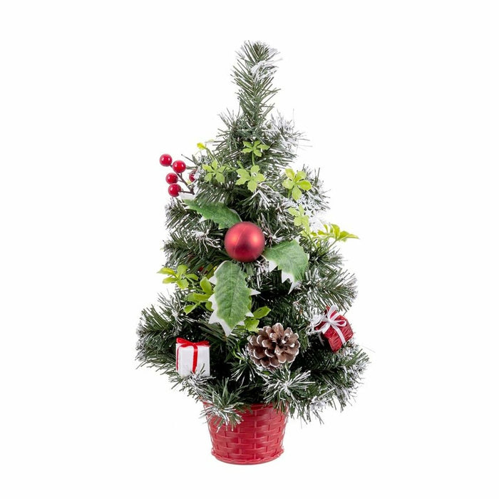 Pom de Crăciun Roșu Multicolor Plastic Ananași 40 cm