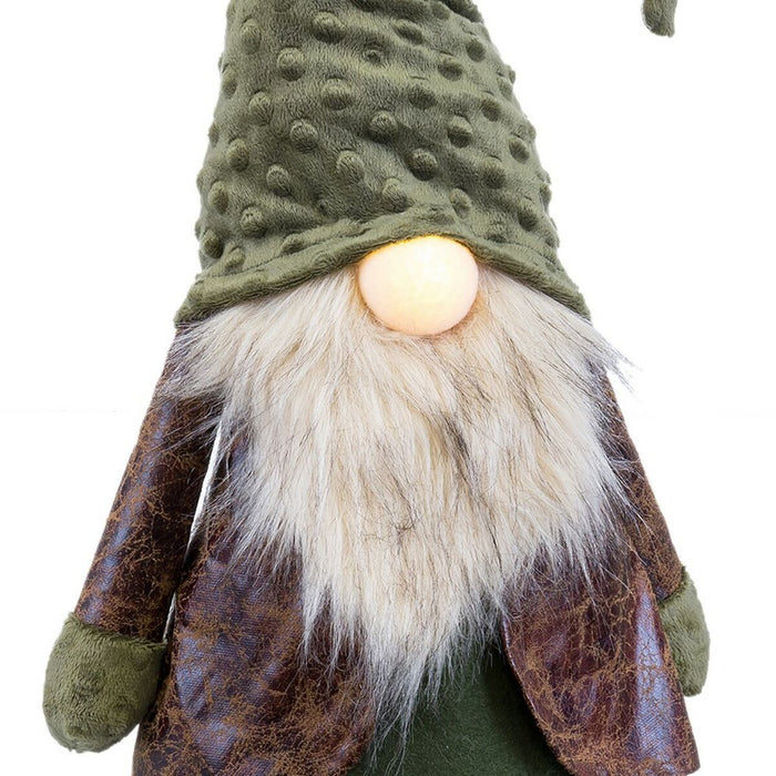 Ornament de Crăciun Verde Plastic Țesătură 26 x 18 x 70 cm