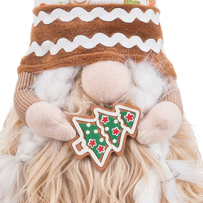 Ornament de Crăciun Multicolor Plastic Țesătură Fată 16 x 13 x 39 cm