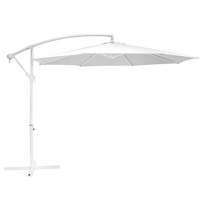 Slunečník Alba Aluminiu Alb 300 cm