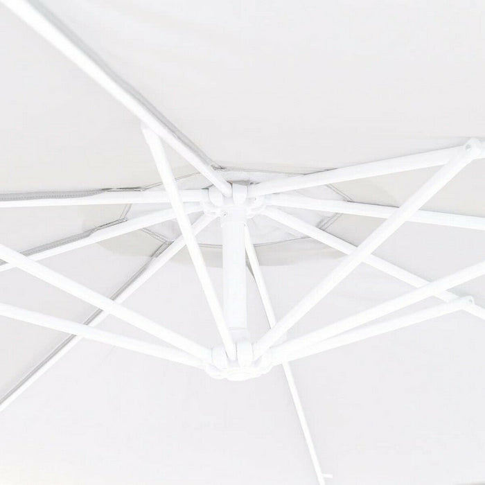 Slunečník Alba Aluminiu Alb 300 cm