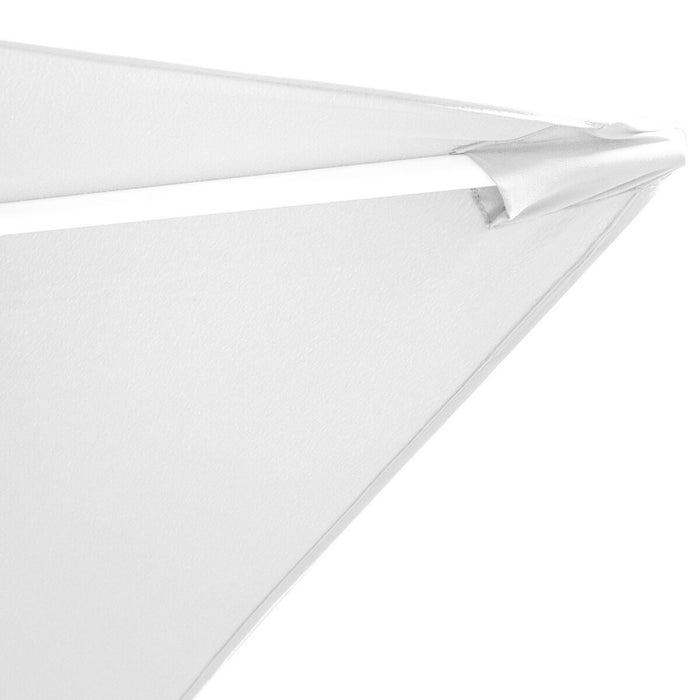 Slunečník Alba 300 x 400 cm Aluminiu Alb