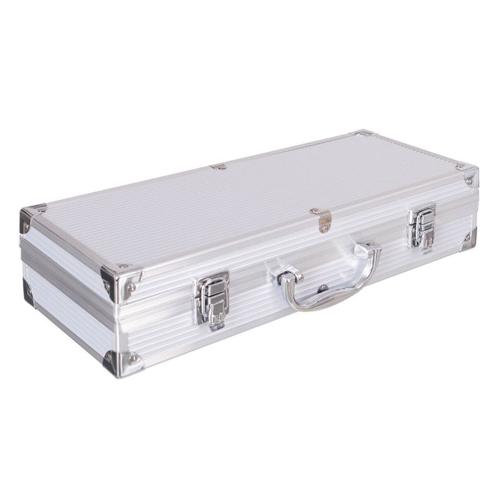 Kit de ustensile pentru grătar cu husă geantă Oțel inoxidabil 37 x 15 x 8 cm