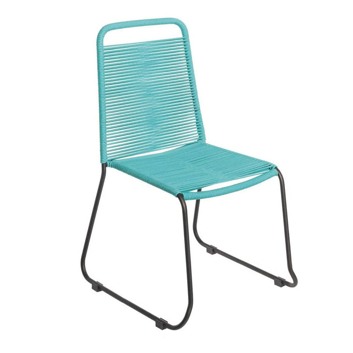 Zahradní židle Antea 57 x 61 x 90 cm Turquoise Въже