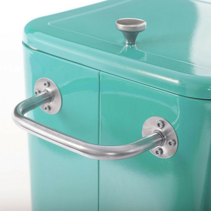 Frigider Portabil Fresh Turquoise Metal 74 x 43 x 80 cm