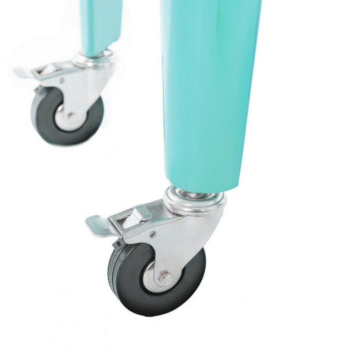 Frigider Portabil Fresh Turquoise Metal 74 x 43 x 80 cm