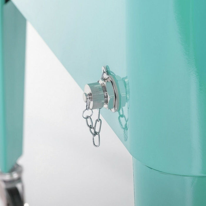 Frigider Portabil Fresh Turquoise Metal 74 x 43 x 80 cm