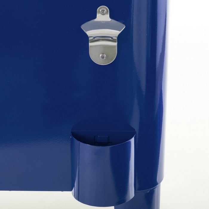 Frigider Portabil Fresh Albastru Cobalt Metal 74 x 43 x 80 cm