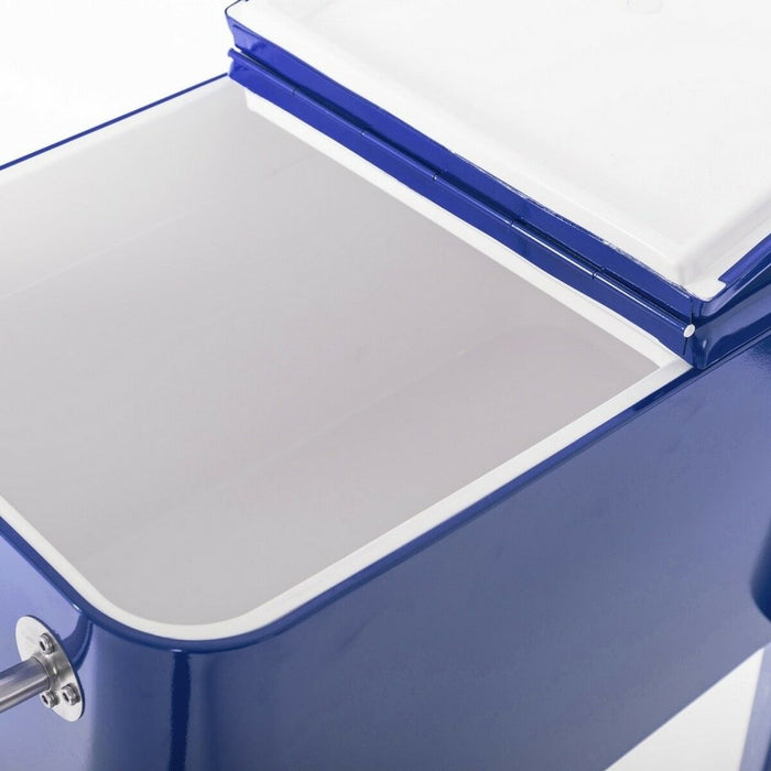 Frigider Portabil Fresh Albastru Cobalt Metal 74 x 43 x 80 cm