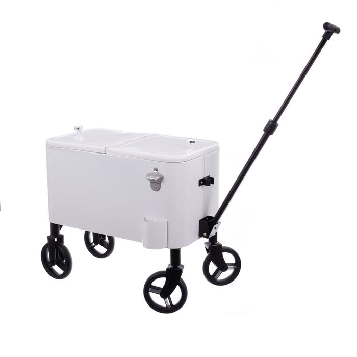Frigider Portabil Fresh Alb Metal Oțel polipropilenă 66 x 35 x 60 cm