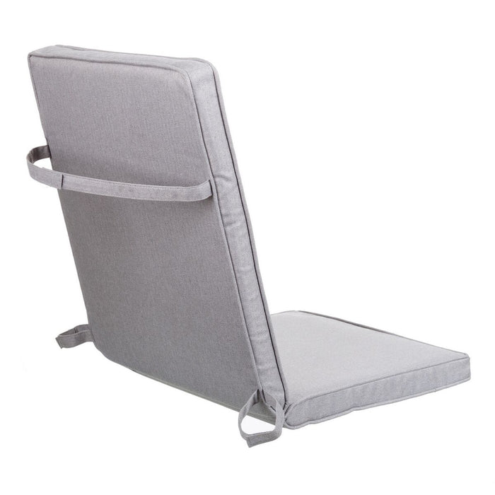 Pernă de scaun Gri 123 x 48 x 4 cm
