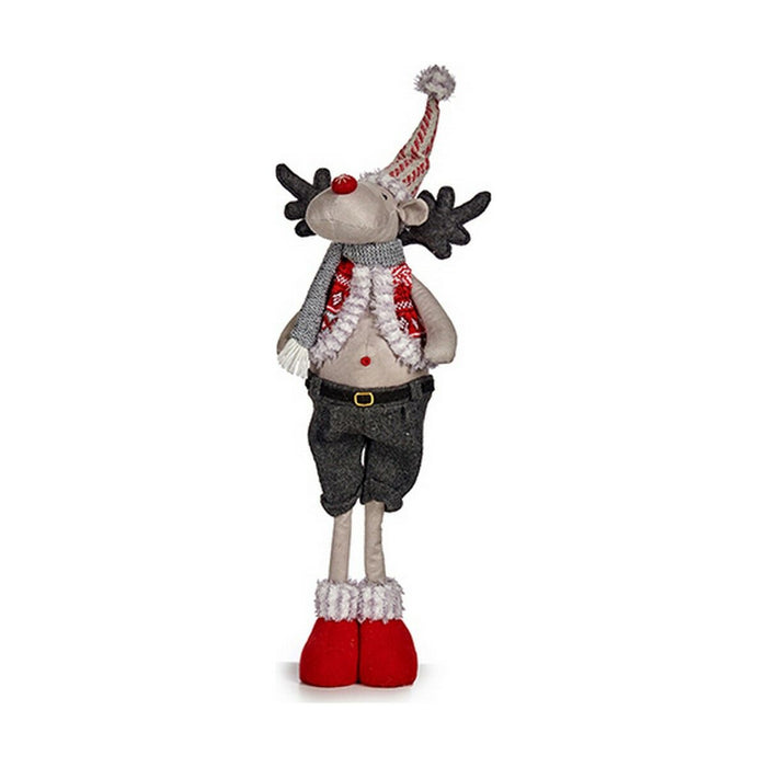 Reni de Crăciun 13 x 65 x 18 cm Roșu Gri