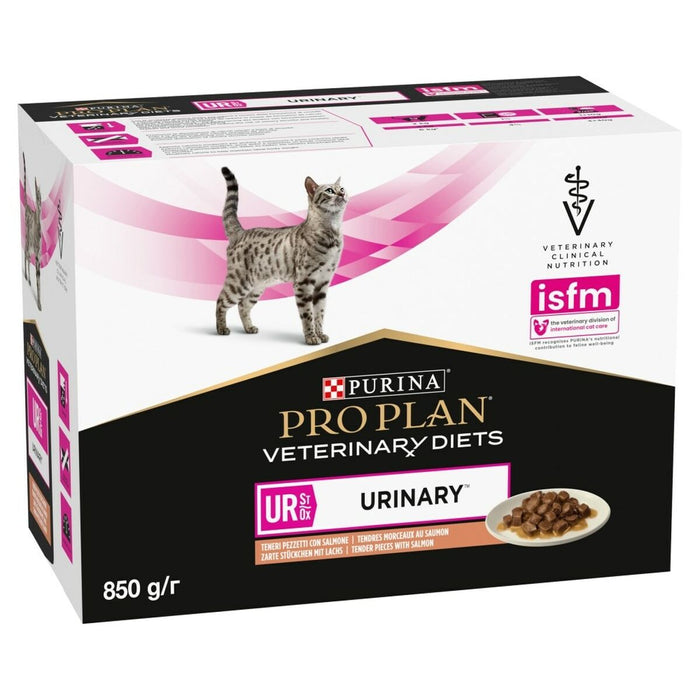 Mâncare pentru pisici Purina Pro Plan Veterinary Diets UR St/Ox Urinary Pește 10 x 85 g