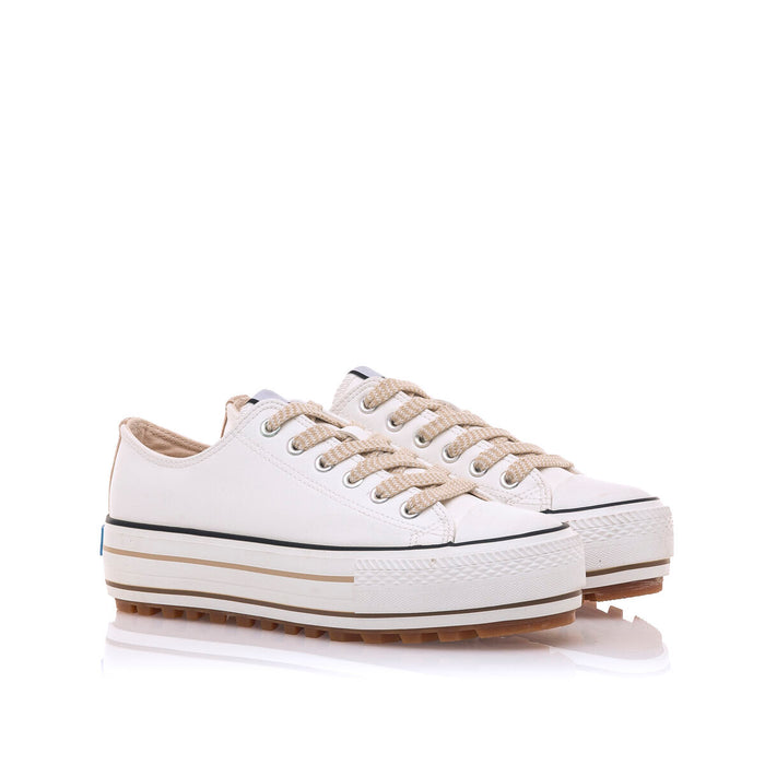 Pantofi sport pentru femei Mustang ACTIO PU 60303 C54932 Alb