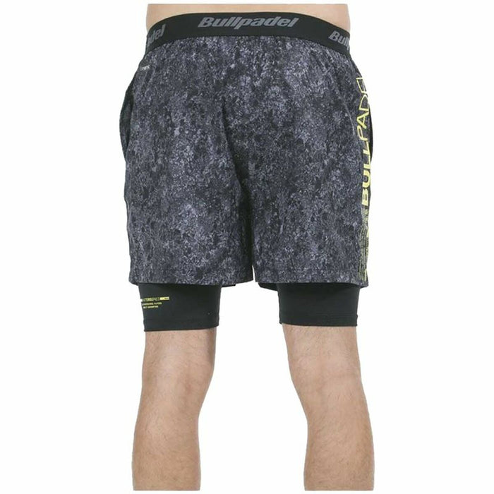 Pantaloni pentru Adulți Bullpadel Moder 005 Negru Bărbați