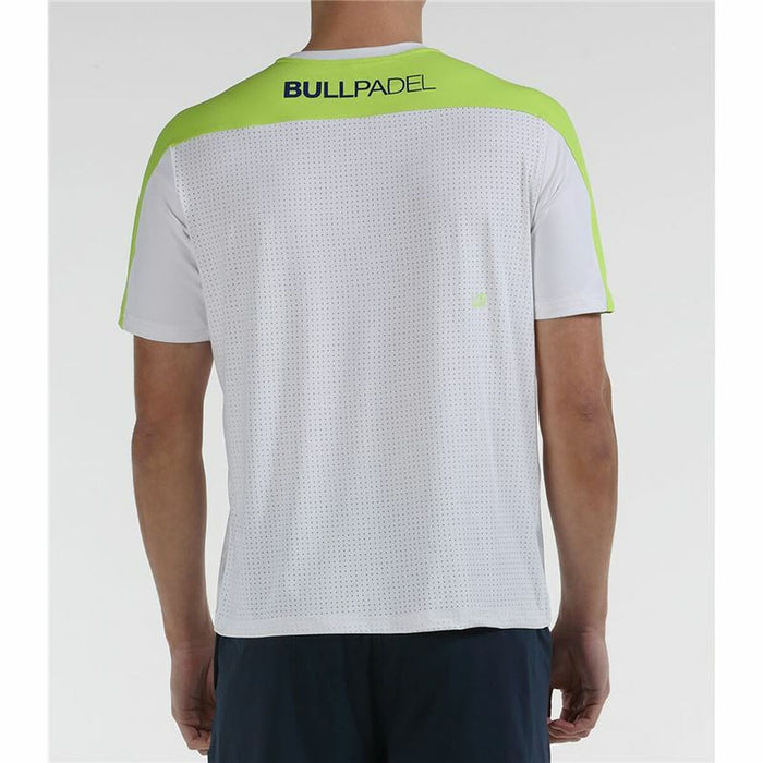 Tricou cu Mânecă Scurtă Bărbați Bullpadel Alb Bărbați