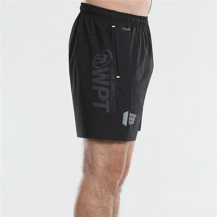 Pantaloni Scurți Sport pentru Bărbați Bullpadel Lunes Padel Negru