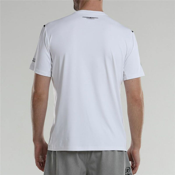 Tricou cu Mânecă Scurtă Bărbați Bullpadel Logro Alb