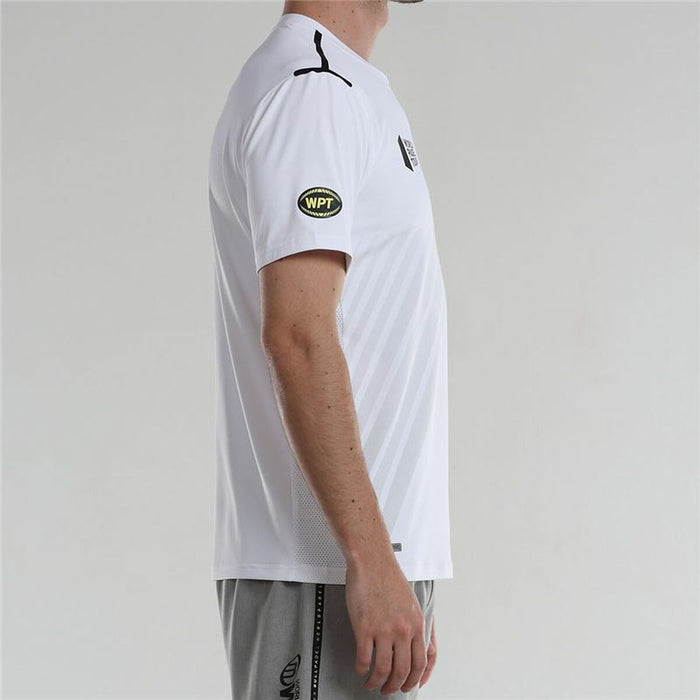 Tricou cu Mânecă Scurtă Bărbați Bullpadel Logro Alb