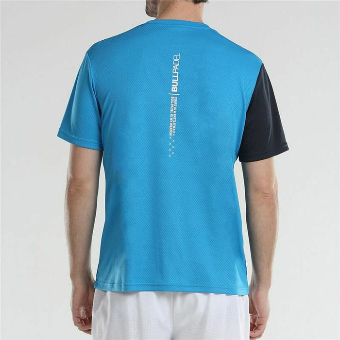 Tricou cu Mânecă Scurtă Bărbați Bullpadel Afile  Albastru