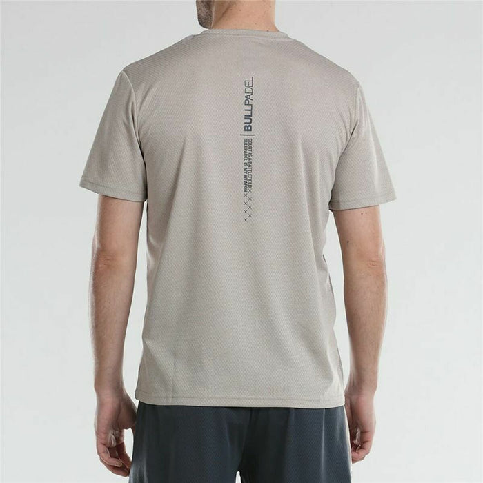 Tricou cu Mânecă Scurtă Bărbați Bullpadel Afile Gri