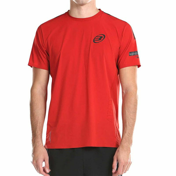 Tricou cu Mânecă Scurtă Bărbați Bullpadel Odeon Tl Roșu