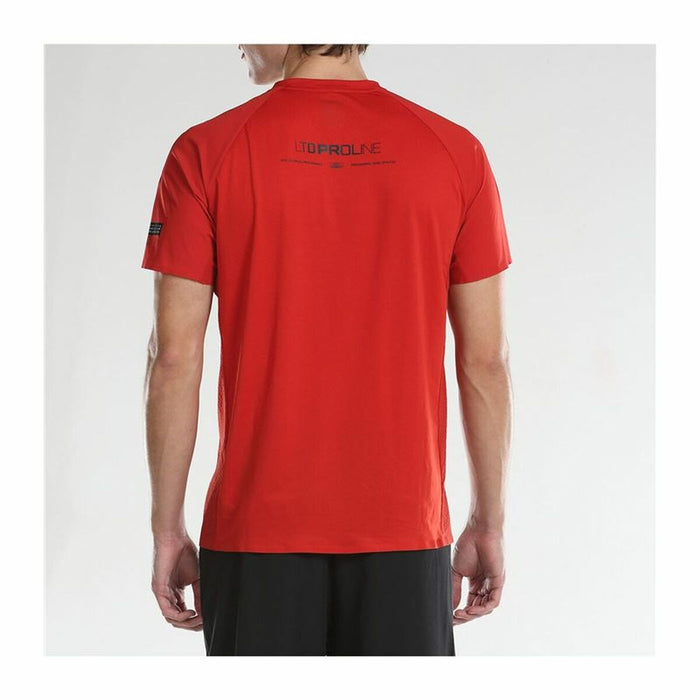 Tricou cu Mânecă Scurtă Bărbați Bullpadel Odeon Tl Roșu