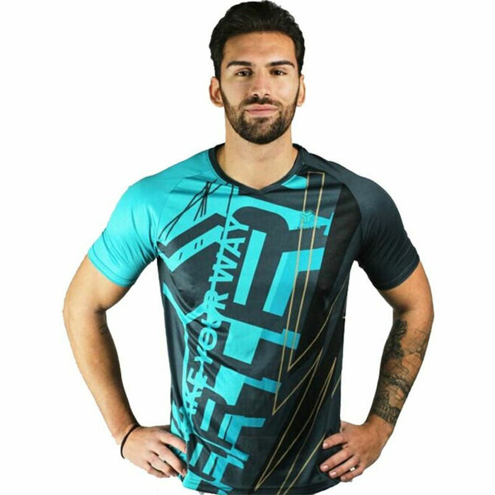 Tricou cu Mânecă Scurtă Bărbați Cartri Asuan Acvamarin Negru