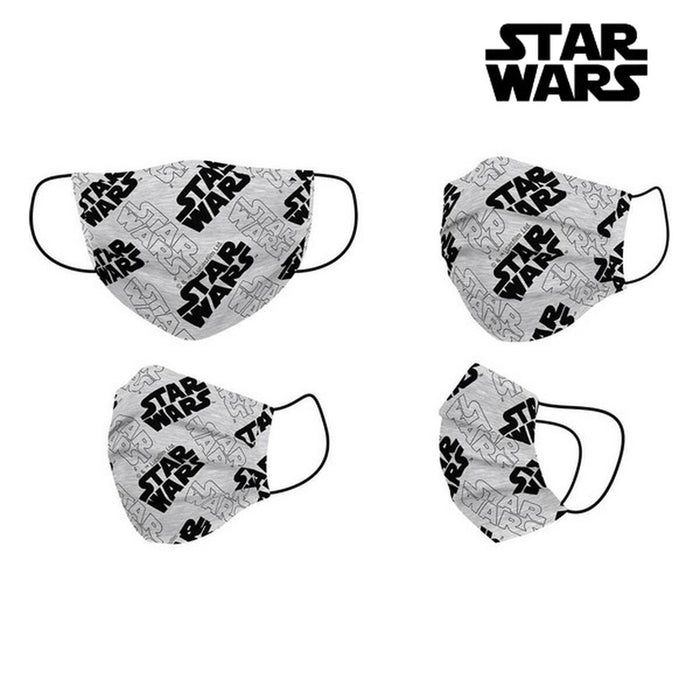 Mască facială igienică Star Wars Infantil Gri