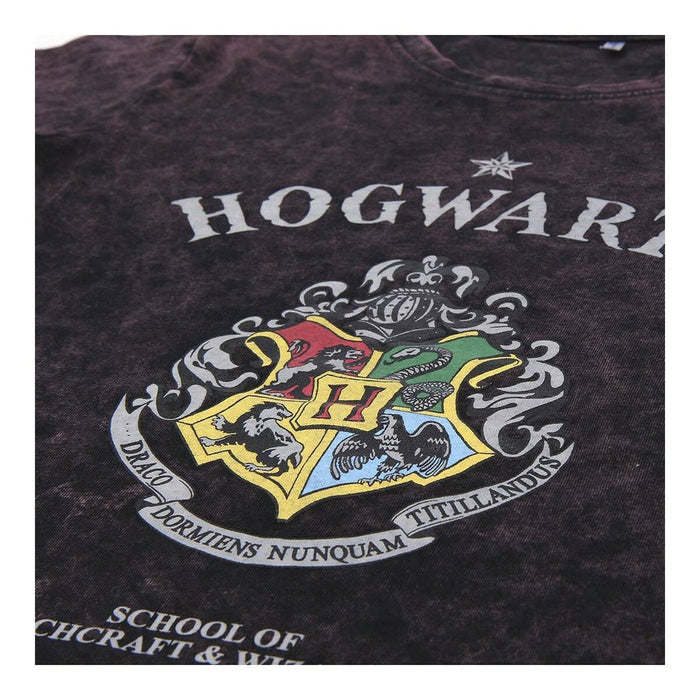 Tricou cu Mânecă Lungă Copii Harry Potter Gri Gri închis