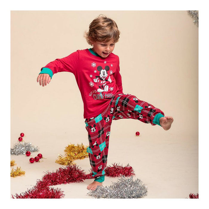 Pijama Infantil Mickey Mouse Roșu