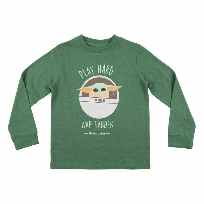 Pijama Infantil The Mandalorian Verde inchis