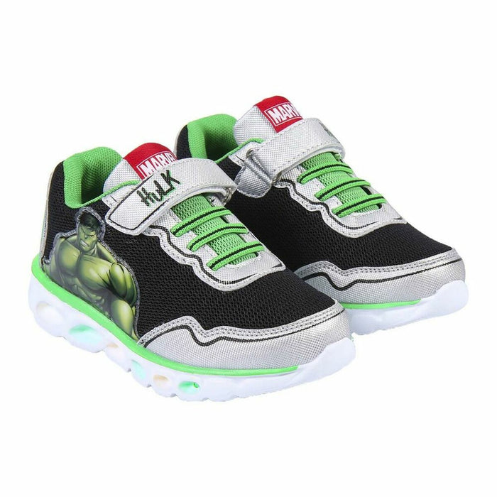 Adidași cu LED The Avengers Negru