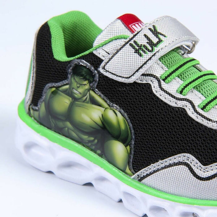 Adidași cu LED The Avengers Negru