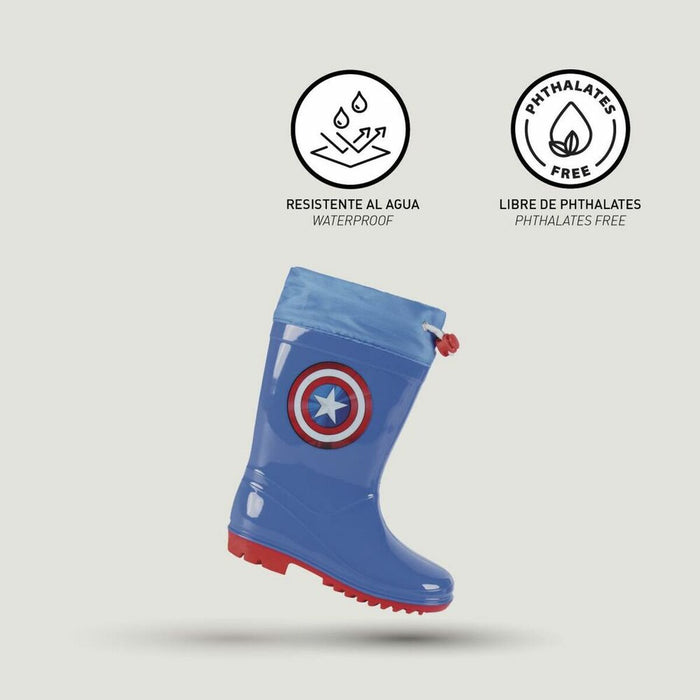 Cizme de Cauciuc pentru Copii The Avengers Albastru