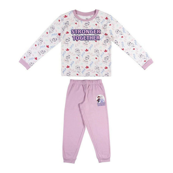 Pijama Infantil Frozen Bej