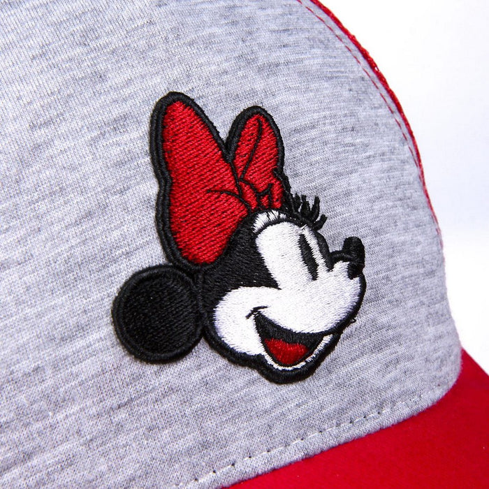 Șapcă pentru Copii Minnie Mouse Roșu Gri (53 cm)