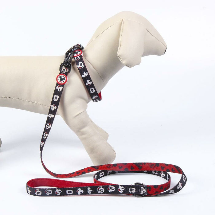 Lesă pentru câine Mickey Mouse Negru M
