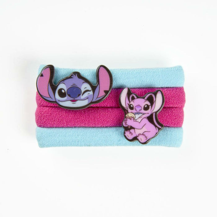 Elastic pentru Păr Stitch 4 Piese Multicolor