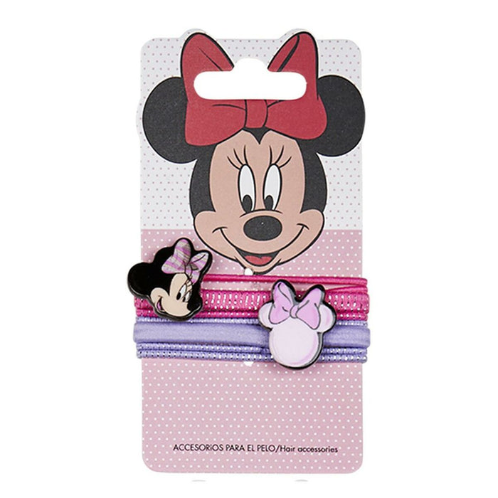Elastice de Păr Minnie Mouse 8 Piese Multicolor