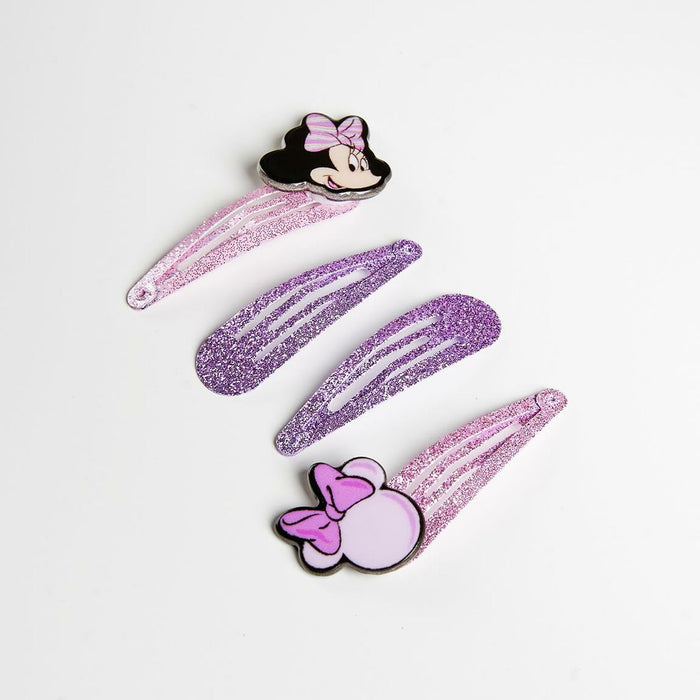 Agrafe de păr Minnie Mouse 4 Piese Multicolor