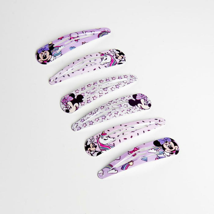 Agrafe de păr Minnie Mouse 6 Piese Multicolor