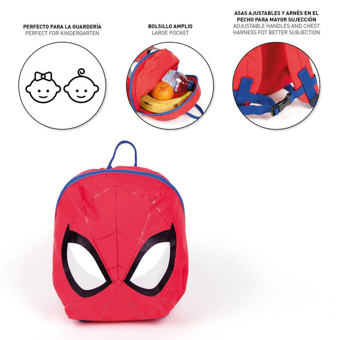 Rucsac pentru Copii Spider-Man Roșu 9 x 20 x 25 cm